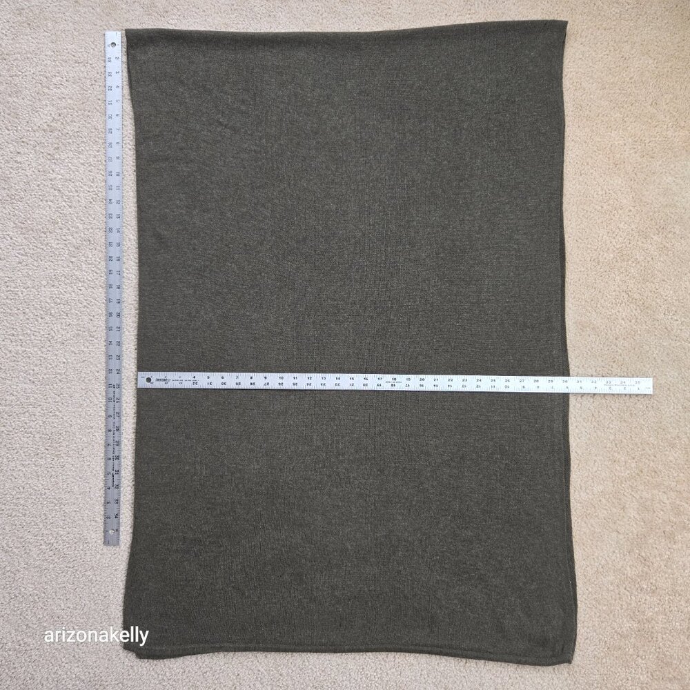 NWT Cashmere Scarf Wrap Green Charter Club - Picture 3 of 10